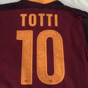 Authentic AS Roma soccer jersey